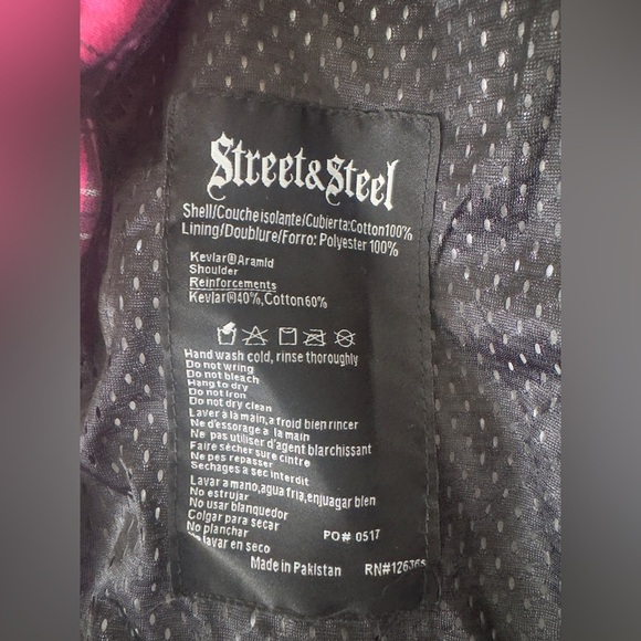 Street & Steel woman’s Motorcycle Jacket 🏍️ 💕 - Picture 8 of 12